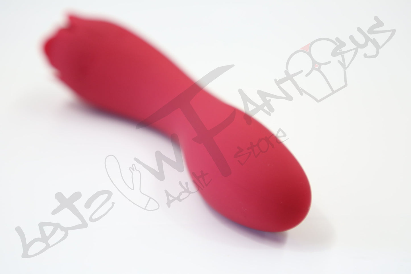 Double pleasure flickering rose vibrator