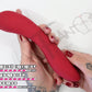 Double pleasure flickering rose vibrator