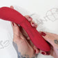 Double pleasure flickering rose vibrator