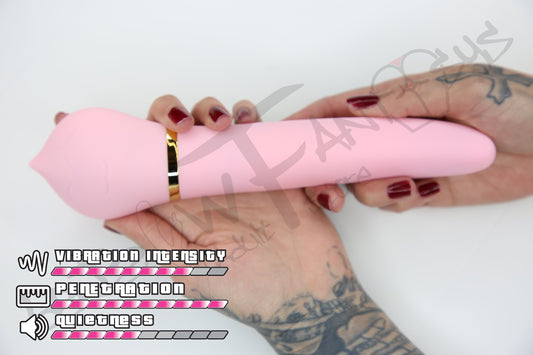 Magic 9" tongue deep licking vibrator